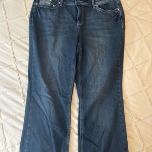 Earl Jeans Dark Blue Boot Cut Women's Jeans